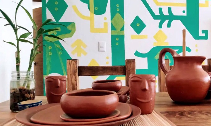 Santa Cruz Xoxocotlan House | Plumeria house