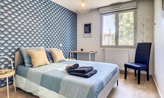 Tournefeuille Villa | "Poet villa" with garden - 3 bedrooms - Free parking
