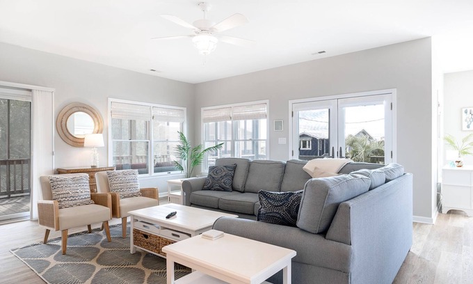 The Point House | Point View, Oceanview House with Private Pool in Emerald Isle, NC!