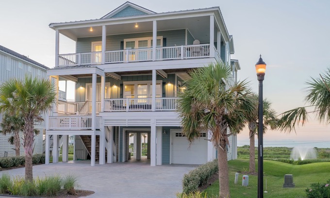Red Fish Cove House | Pointe West Beach Custom Home, Beach to Bay views, PW Pool/Private Beach