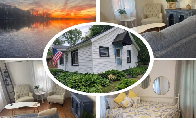 Paw Paw Lake Cottage | Pokagon Cozy Lakeview Cottage