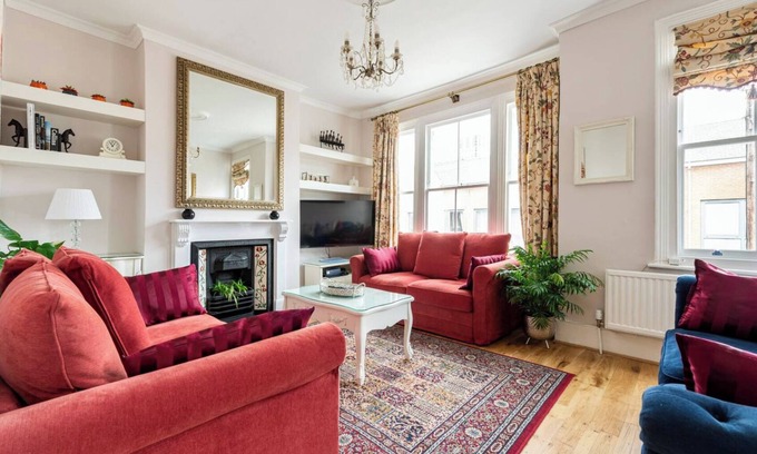 Sands End Apartment | Polo House Fulham/Chelsea Victorian 3 Bed-Flat Nr River Thames Public Transport