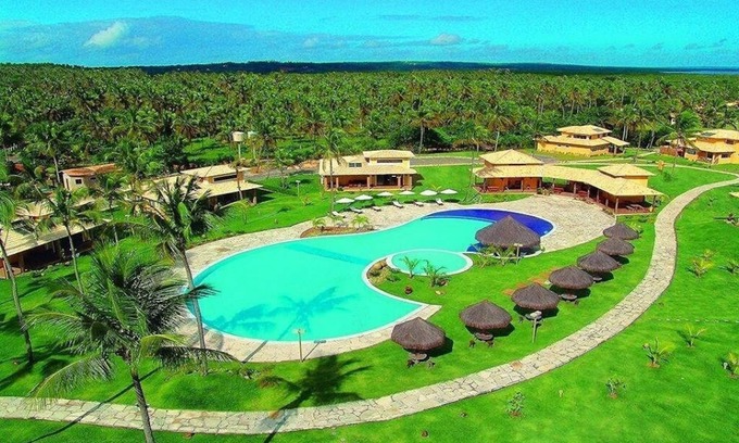 Tibau do Sul Ski Chalet | POND ECO VILLAGE - Chale Luxury 3/4 (8p) front pools