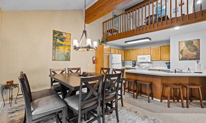 McCall Condo | Ponderosa Retreat - Fireplace - Community year round pool - sauna - fitness center