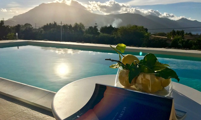 Castellammare del Golfo Villa | pool and sea view, 5 minutes from Scopello and the Zingaro Reserve