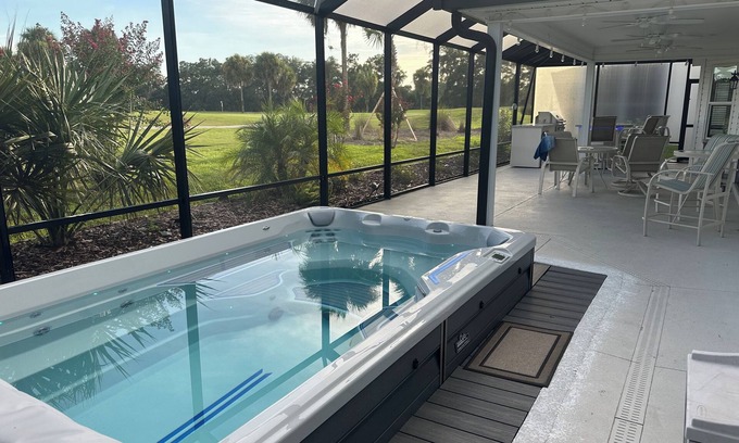 Belvedere House | Pool, Golf Course View Home, 4 place golf cart