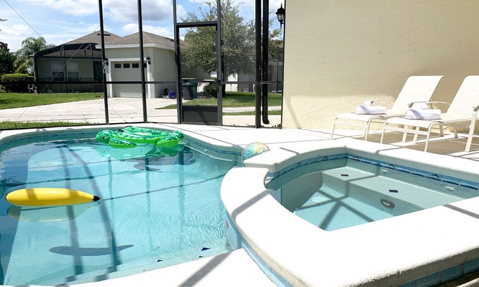 Crescent Lakes House | Pool Home with Spa in Gated Resort Community with Game Room