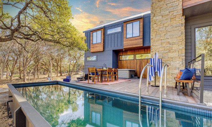 Driftwood House | Pool, Hot Tub, Game Room, Fire Pit | Luxe & Private 4BDR | Maverick by AvantStay