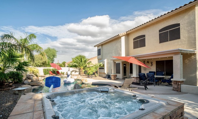 Canyon Trails House | Pool, Hot tub, King Bed, Pool table, Corn Hole