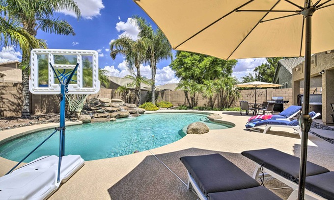 East Mesa House | Pool, Hot Tub & Patio: Mesa Oasis Desert Getaway