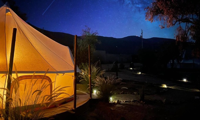 San Antonio de las Minas House | Pool/Jacuzzi/Private bathroom Valle de Guadalupe Sunset Tent