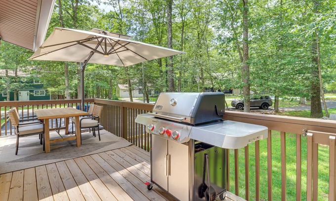 East Stroudsburg House | Pool + Lake Access, Yard: Poconos Family Getaway