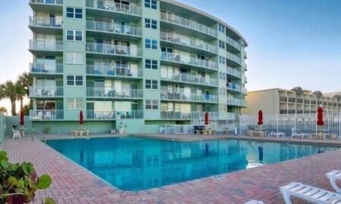 East Daytona Apartment | Pool Luxury Oceanfront Family Getaway w/Balcony