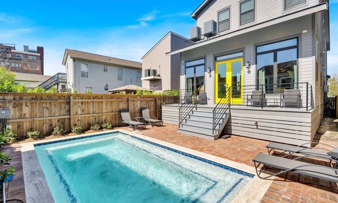 Tulane - Gravier House | Pool | Minutes to Superdome & French Quarter | 5BR