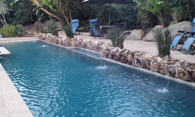 Mount Helix House | Pool Side Safari Cabin
