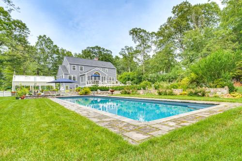 Stevenson House | Pool, Sunroom and Gardens Luxe Sandy Hook Home!