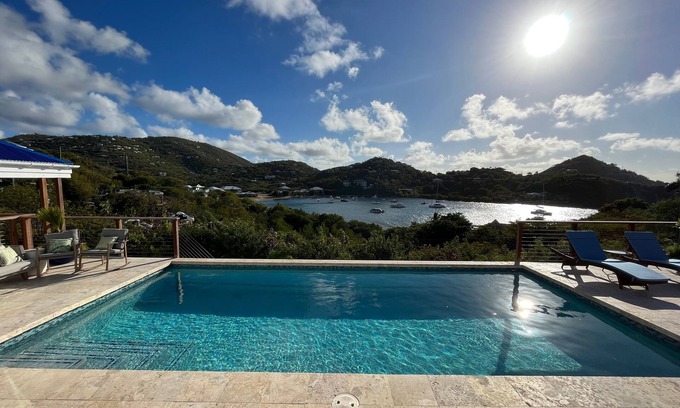 Great Cruz Bay Villa | Poolside in Paradise at Castaway Villa with new Tesla back-up Batteries