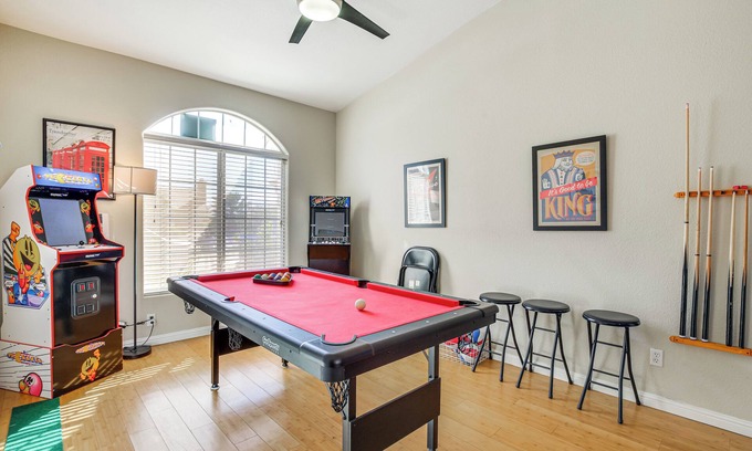 Rancho Del Oro House | Poolside Oasis w/Game Room in Desert Hot Springs!
