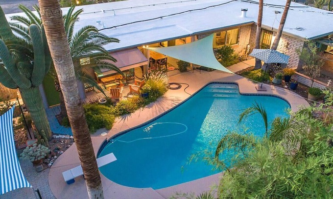 Casas Adobes West House | Poolside Oasis, Luscious Gardens, and Spacious 4-bedroom house in Tucson
