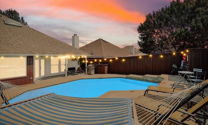 Mesquite House | Poolside Summer 5BR 2Bath Home with Gaming Room