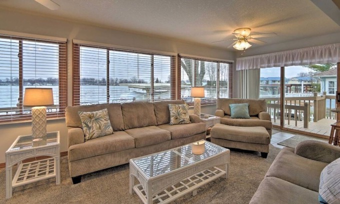 Russells Point House | Popular Lakefront Home With Beautiful Views.