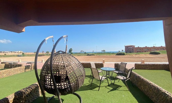 Zafarana Apartment | porto South Beach ارضي بجاردن عائلات فقط على البحر مباشره