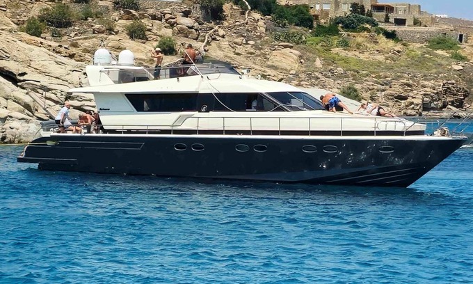 Ornos Boat Rental | Posillipo Technema 64 luxury boat