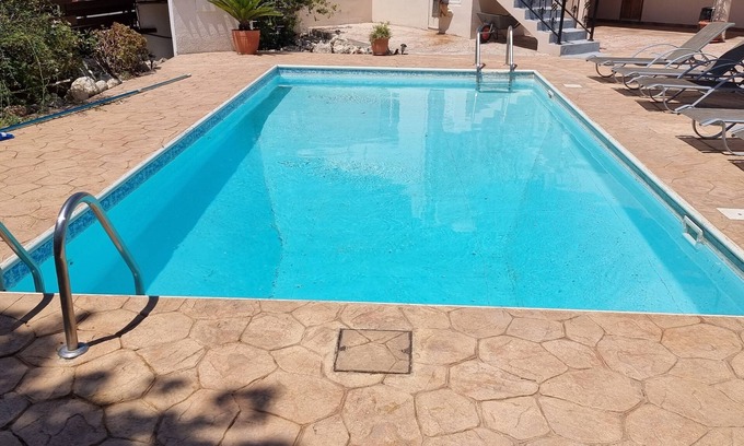 Steni Apartment | Potamos Studio, Small Village Center Shared Swimming Pool