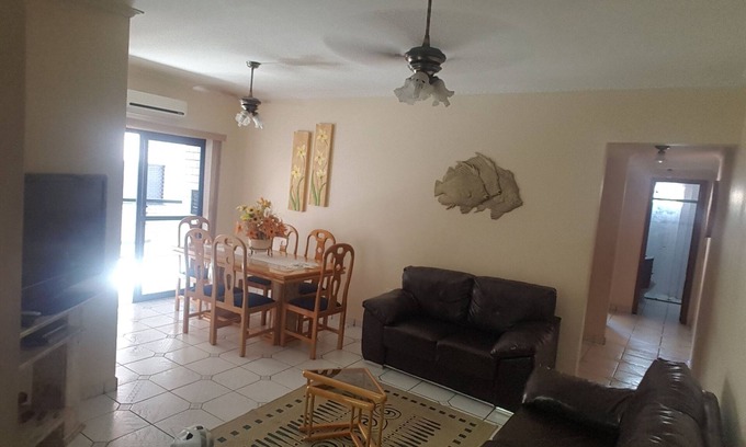 Canto do Forte Apartment | PRAIA GRANDE APARTMENT - CANTO FORTE - PRIVATE BARBECUE WITH WIFI