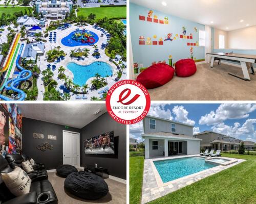 West Kissimmee House | Precious Home Near Disney With Private Pool, Theater Room And Waterpark & Resort Access At Encore Resort Reunion - 7449Mr