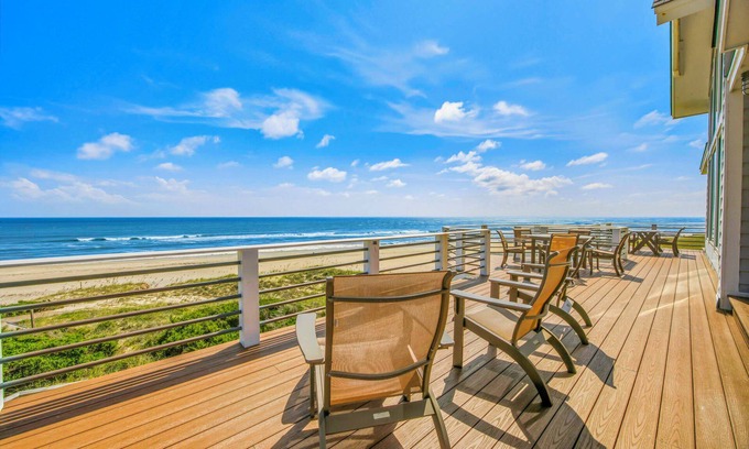 Hatteras House | Premier Oceanfront Home w/Pool, Hot Tub, Elevator, Theater, Game Room, and More