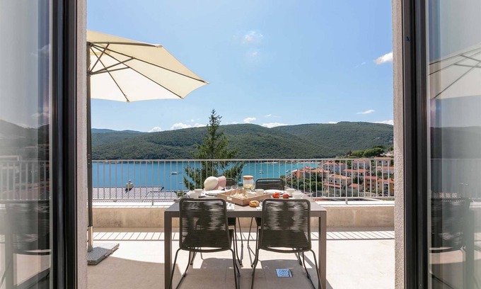 Rabac Apartment | Premium apartment Kanat II with beautiful sea view