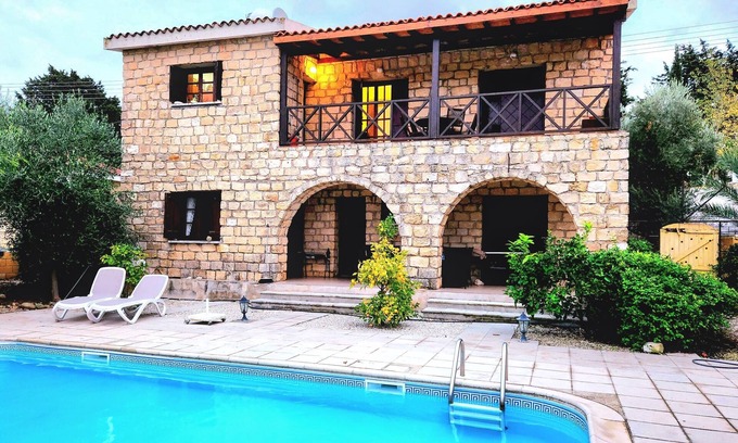 Agios Dimitrianos Villa | Premium Stone Villa with Private Pool and Breathtaking Views