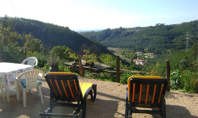 Arganil Cottage | Pretty holiday cottage with private pool, fantastic views sleeps 6, Arganil 7kms