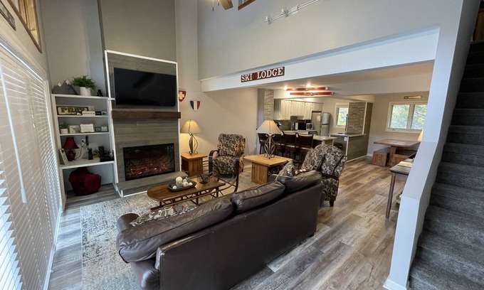 Ellicottville House | Prime Location! Picturesque ski-in/ski-out townhouse across from Holiday Valley