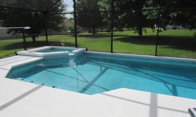 Orange Tree House | Prime location, Pool Home Includes Spa, Games Room, Just Minutes from the Parks! (BHL16050)