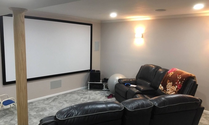 Suffield Apartment | Privacy, entertainment, comfort galore 2 BR LR 1BA Home Theater, Pool Table