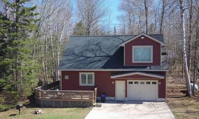 Grand Marais House | Private 2-bedroom house in Grand Marais with wooded lot, deck, pet friendly
