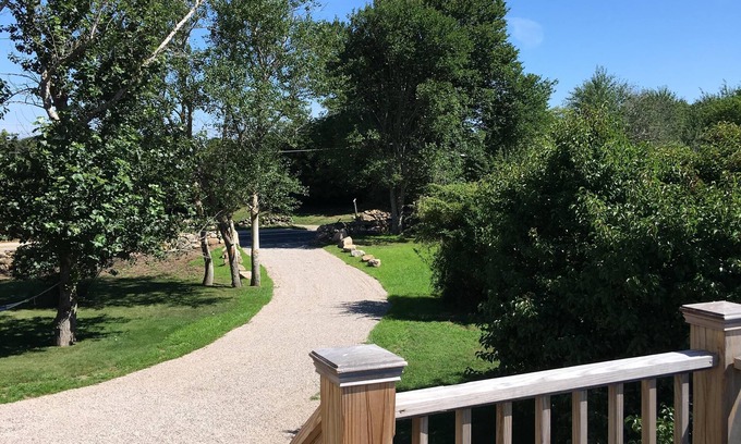 Block Island Cottage | Private 2BR Peach Cottage. Easy walk to Old Harbor!