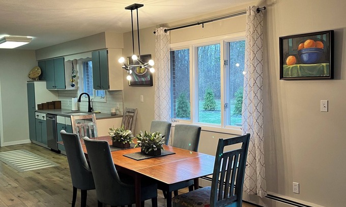 Bridgman House | Private 4 bedroom home in Bridgman offers a cozy retreat & best of town life.