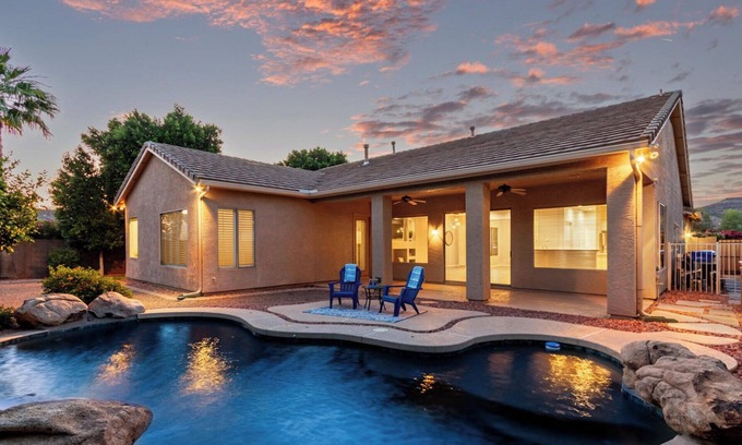 Stetson Hills State House | Private 5-bed 3-bath Oasis in North Phoenix with Mountain Views