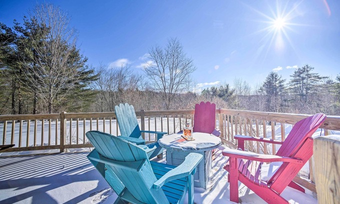 Jewett House | Private 7-Acre Retreat: On-Site Pond, Streams