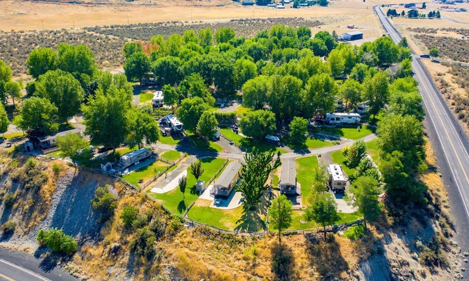Wilbur Cabin | Private accommodations with breath taking views of Lake Roosevelt