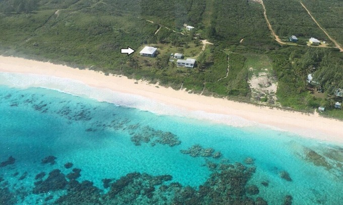 Governor's Harbour Villa | Private and Secluded Beachfront House on Deserted Pink Sand Beach