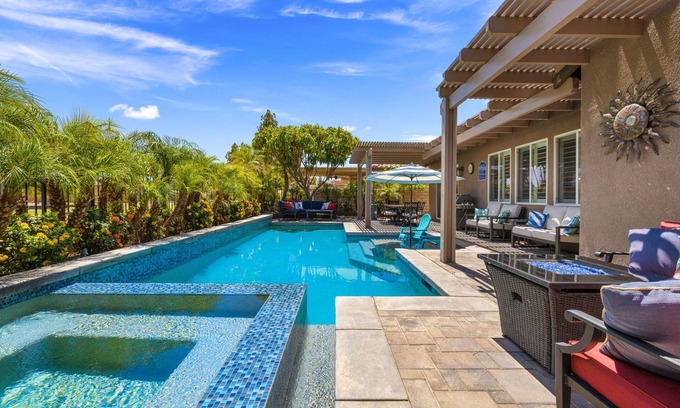Indio House | Private Backyard Oasis in Indian Palms Country Club-License #24667