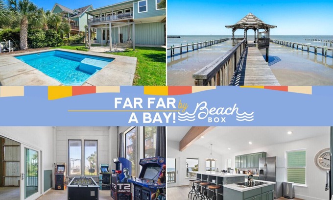 San Leon House | Private Bayfront Home w/Pool, Pier, Firepit