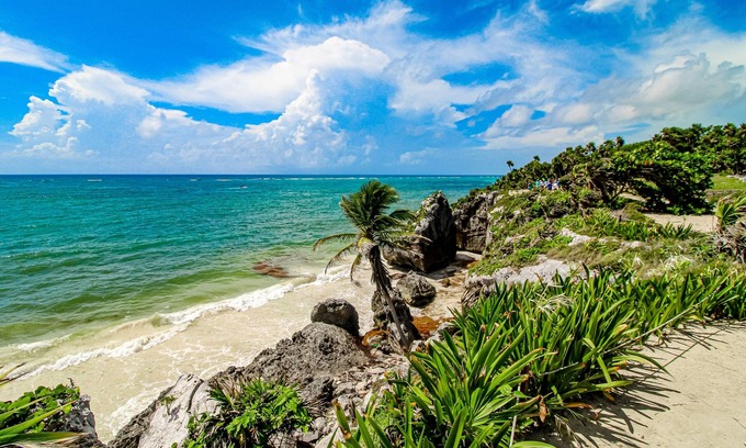 Othon P. Blanco Villa | Private bayfront villa with amazing views, pool, dock, palapa hut & W/D