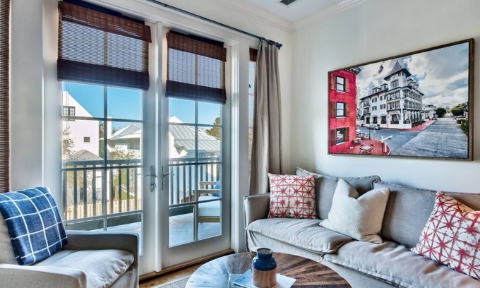 Rosemary Beach Condo | PRIVATE BEACH/POOL ACCESS-Cozy and Quaint -Steps to the Beach and Town Center