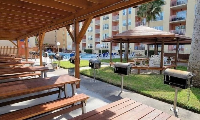 South Padre Island Condo | Private Beach Access Pool & Hot Tub Bbq Pits 1 Bedroom Home by RedAwning