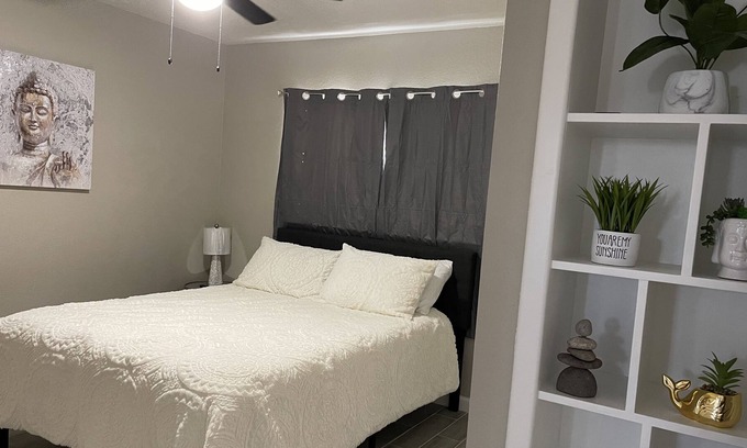 Houston House | Private Bedroom - in Beautiful home w/hot tub!